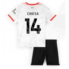 Liverpool Federico Chiesa #14 Dětské Alternativní dres komplet 2024-25 Krátký Rukáv (+ trenýrky)